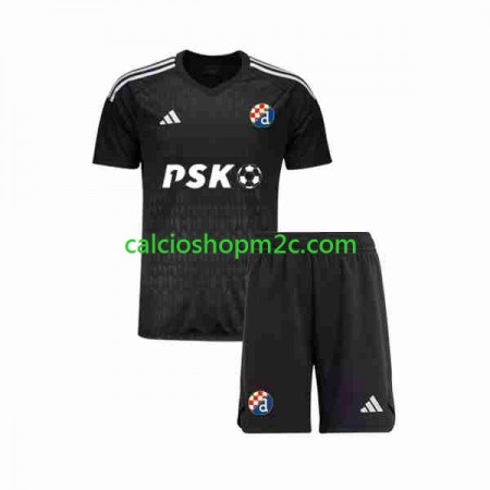 Dinamo Zagreb Portiere Bambino Maglia Trasferta 2023/2024 Manica Corta (+ Pantaloncini)